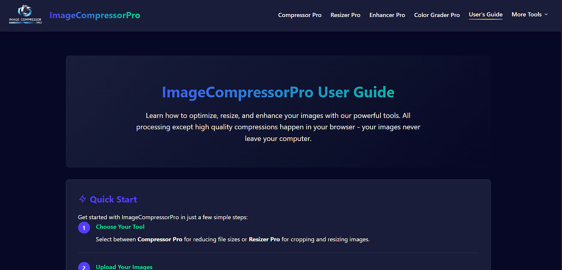 High Audience SAAS Tool Website